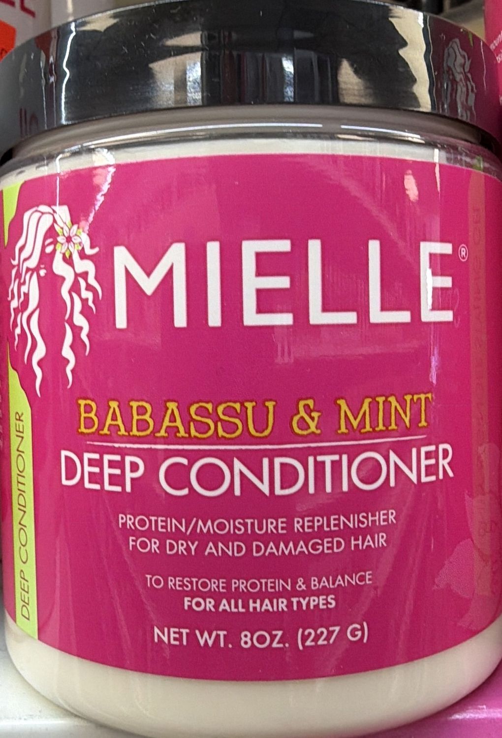 MIELLE BABASSU &amp; MINT DEEP COND 8OZ