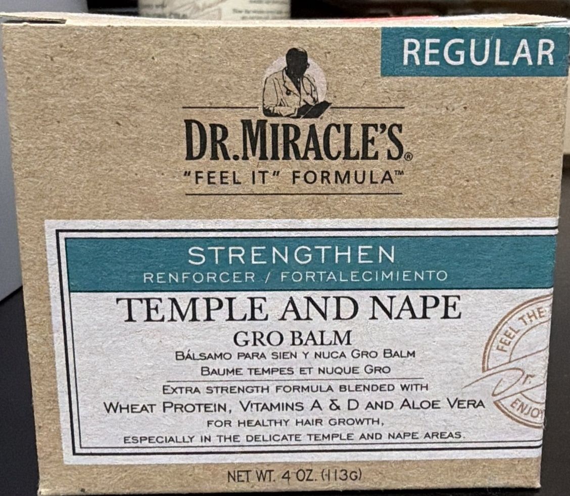 DR MIRCALES STRENGTH TEMP &amp; NAPE BALM 4OZ