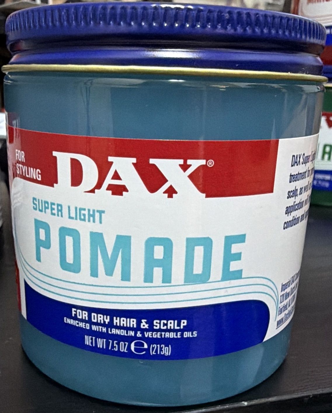 DAX SUP LIGHT POMADE 7.5OZ