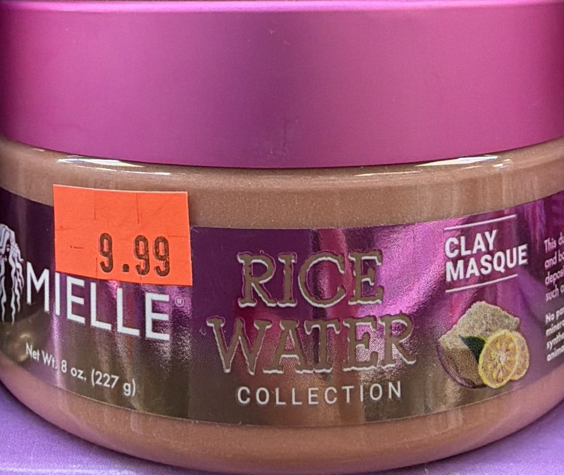MIELLE RICE WATER CLAY MASQUE 8OZ
