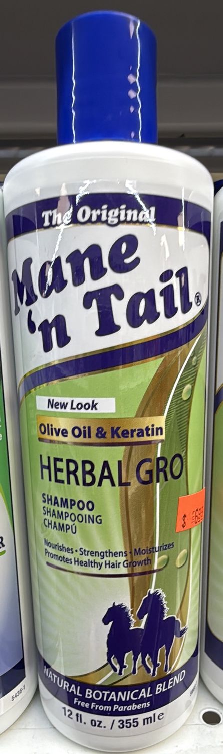 MANE N TAIL HERBAL GRO SHAMP 12OZ