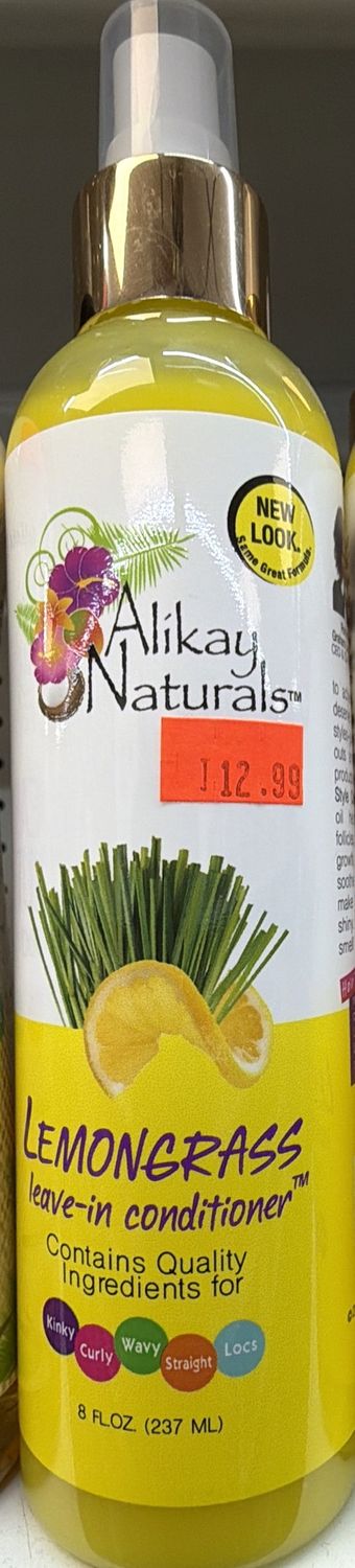 ALIKAY NATURALS LEMON GRASS LV IN COND 8OZ