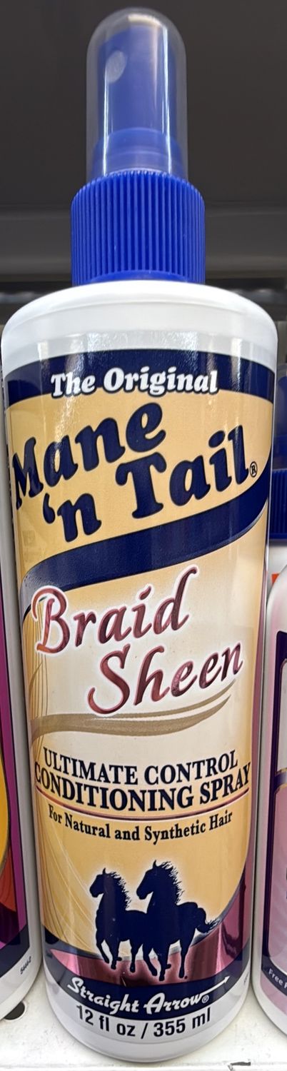 MANE N TAIL BRAID SHEEN  COND SPRAY 12OZ