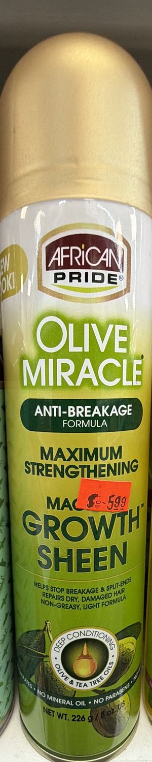 A/P OLIVE MIRACLE GROWTH SHEEN 8OZ