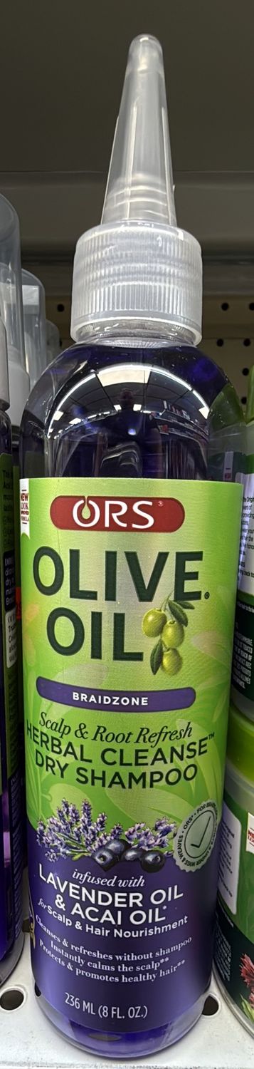 ORS OLIVE OIL HERB CLNSE DRY SHAMPOO 8OZ