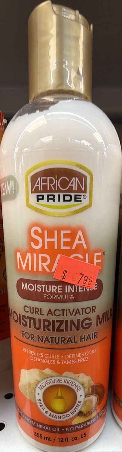 A/P SHEA MIRACLE CURL ACTIV MOIST MILK 12OZ
