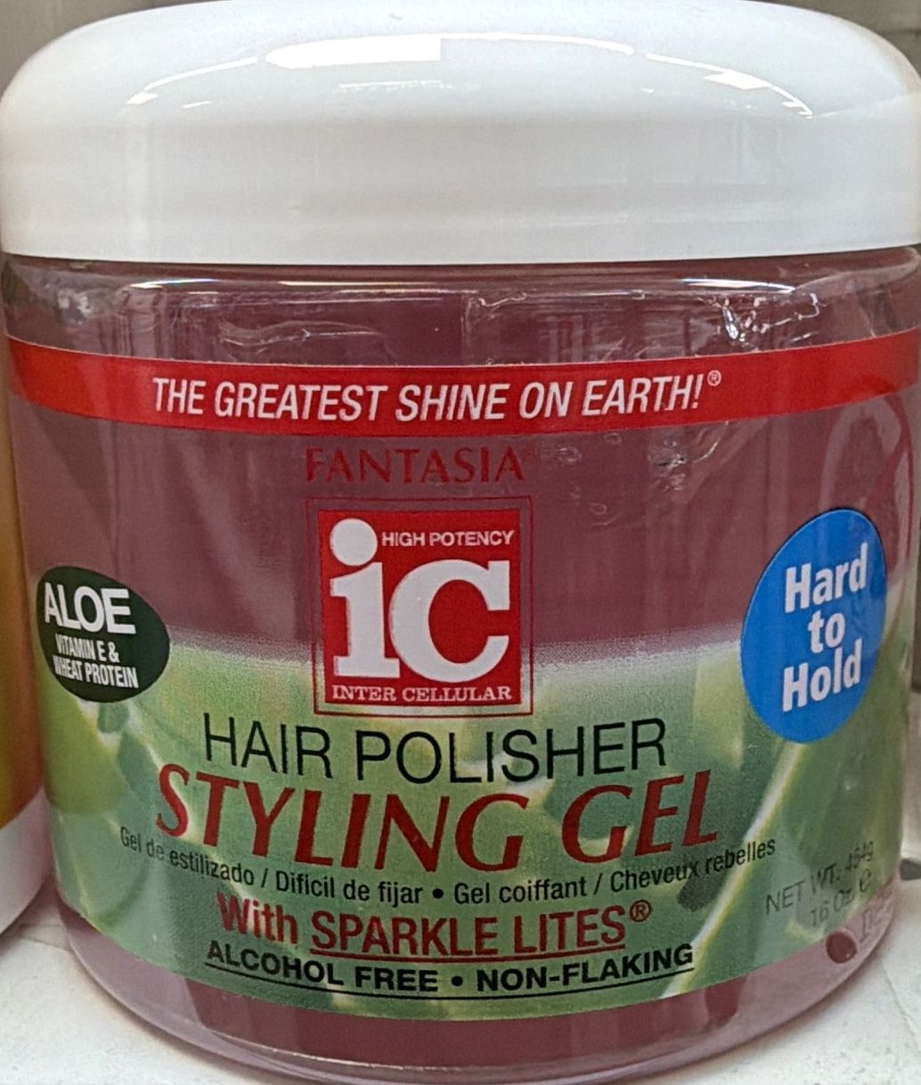 IC FANTASIA HAIR POLISH ALOE STYLE GEL 16OZ