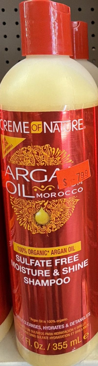 CON ARGAN OIL MOIST SHAMP 12OZ