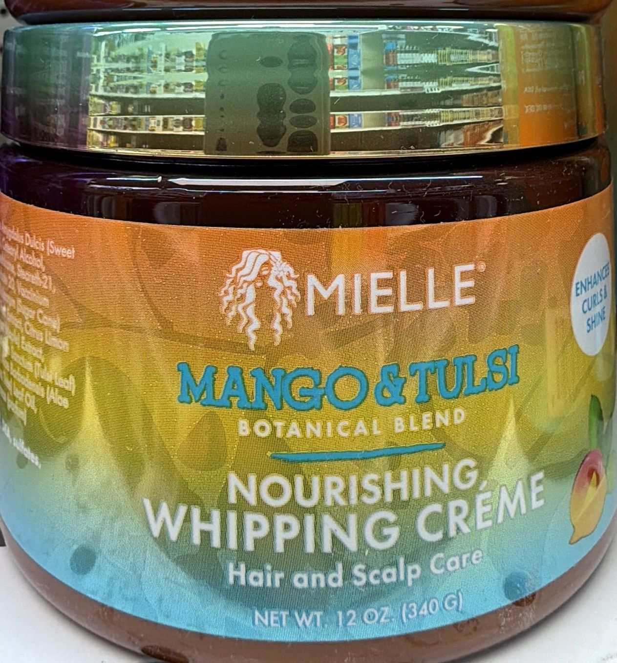 MIELLE MANG/TULSI WHIPPING CREME 12OZ