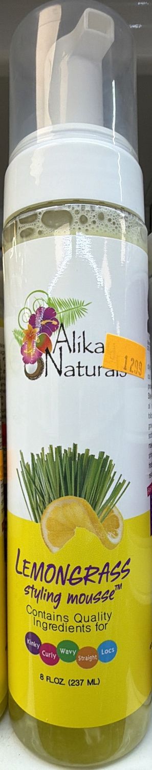 ALIKAY NATURALS LEMONGRASS MOUSSE 8OZ