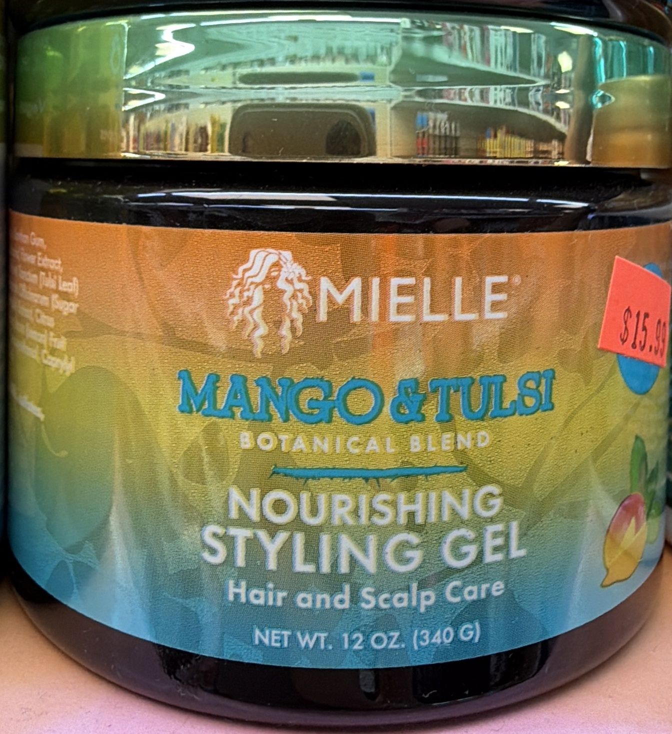MIELLE MANG/TULSI STYLING GEL 12OZ