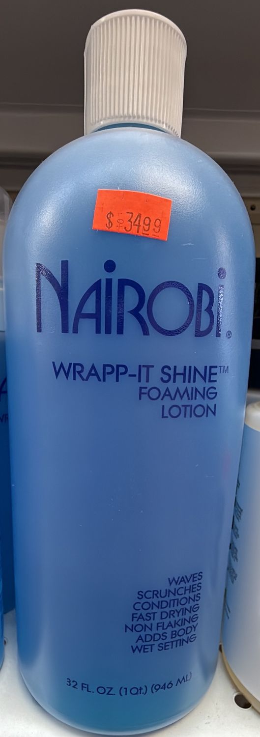 NAIROBI WRAPP IT SHINE FOAM LOTION 32OZ