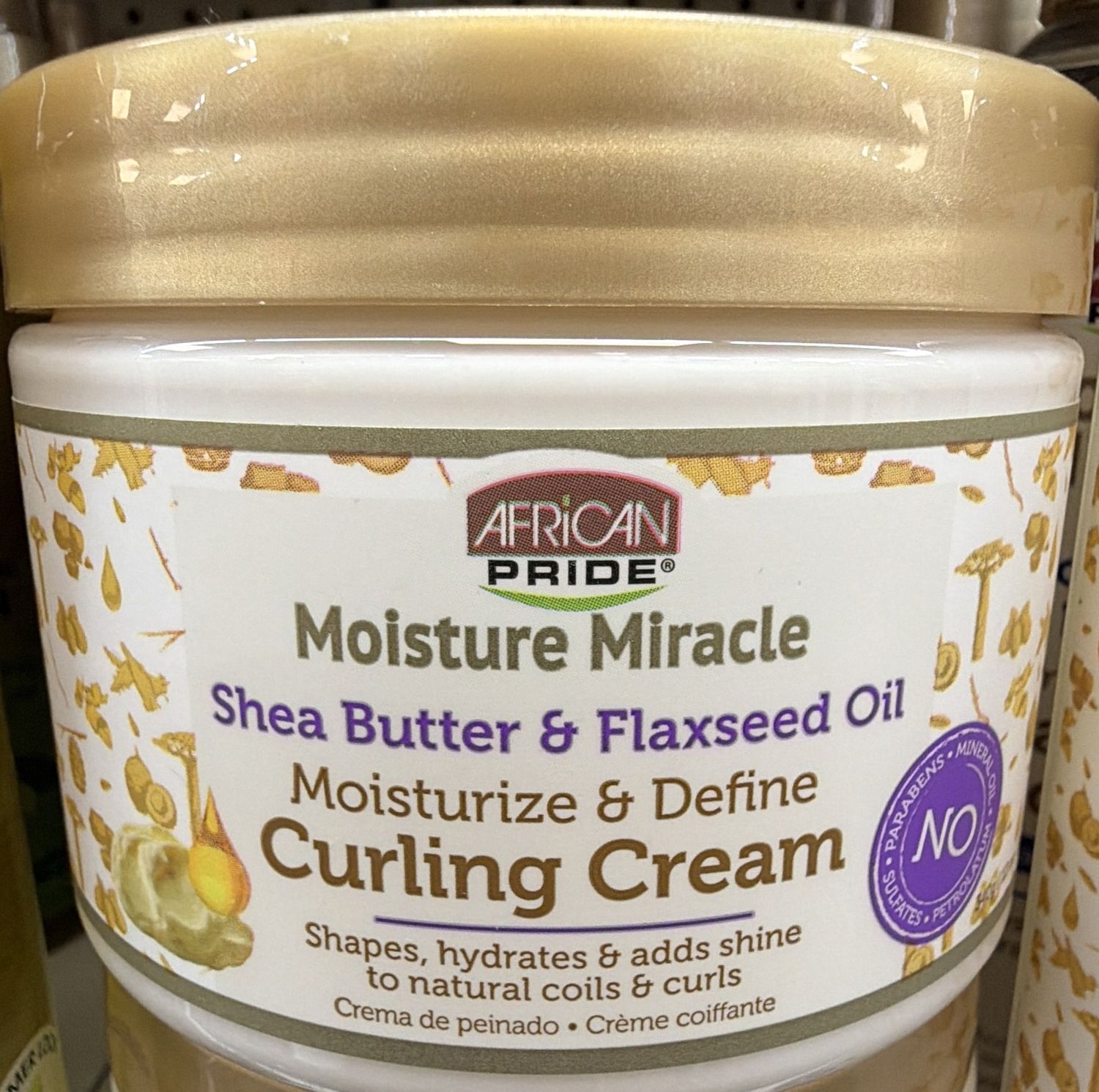 A/P SHEA FLAXSEED OIL CURLING CREAM 12OZ