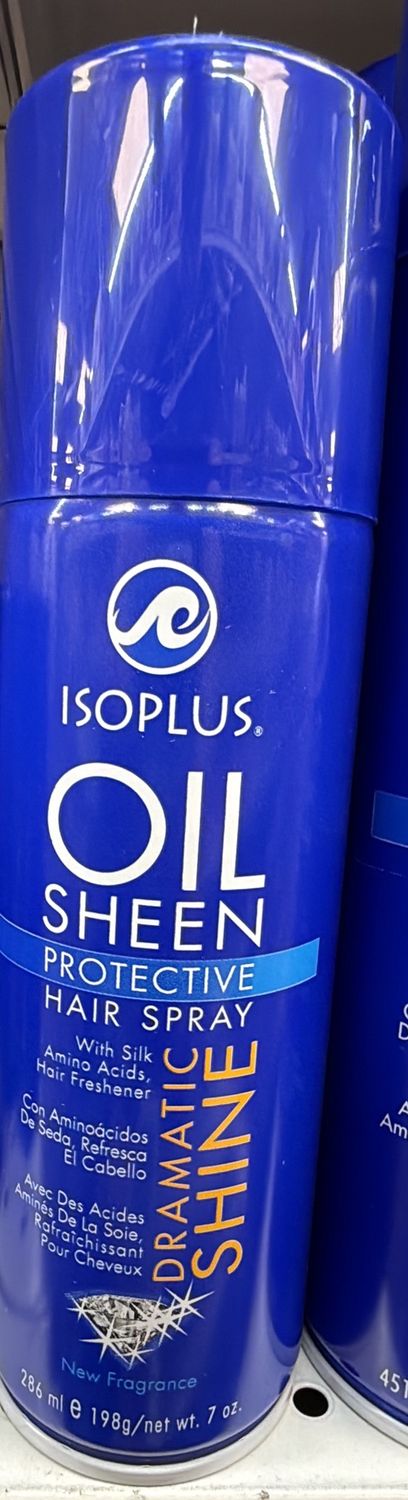 ISOPLUS OIL SHEEN PROTECT HAIR SPRAY 7OZ