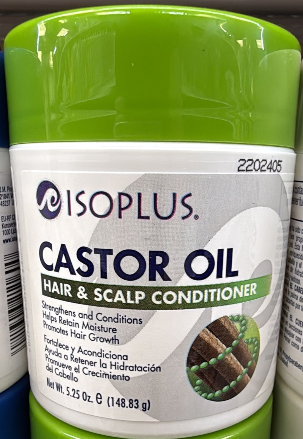 ISOPLUS CASTOR OIL HAIR SCALP COND 5.25OZ