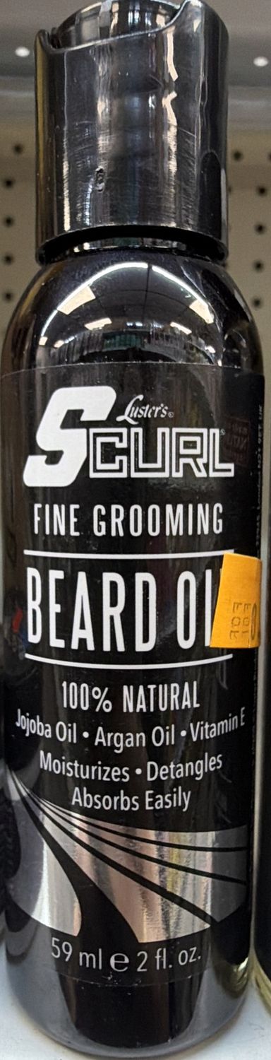 S CURL BEARD OIL 2OZ