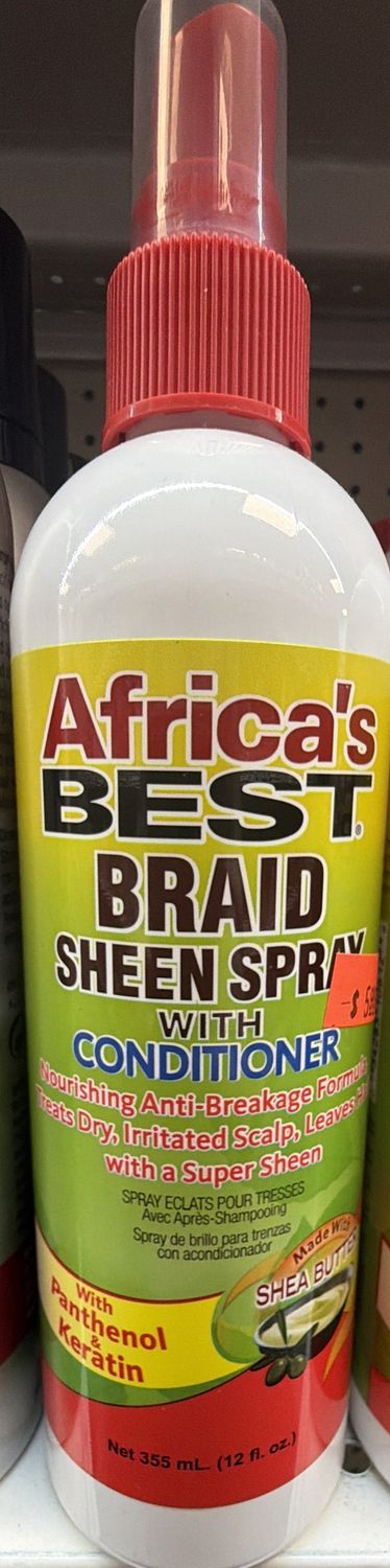 AB BRAID SHEEN SPRAY W/ CONDITIONER 12OZ