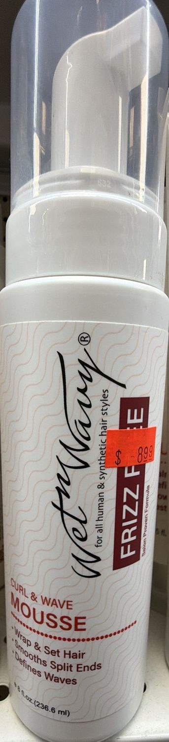 WET N WAVY FRIZZ FREE MOUSSE 8OZ