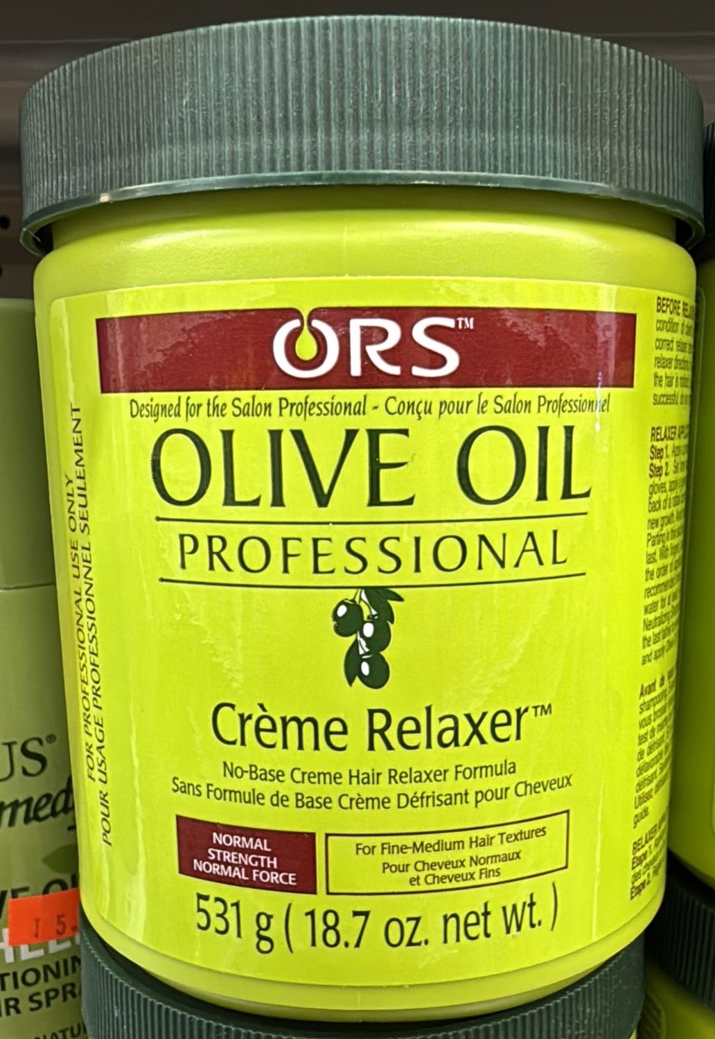 ORS OLIVE OIL CREME RELAXER NORM STR 18.7OZ