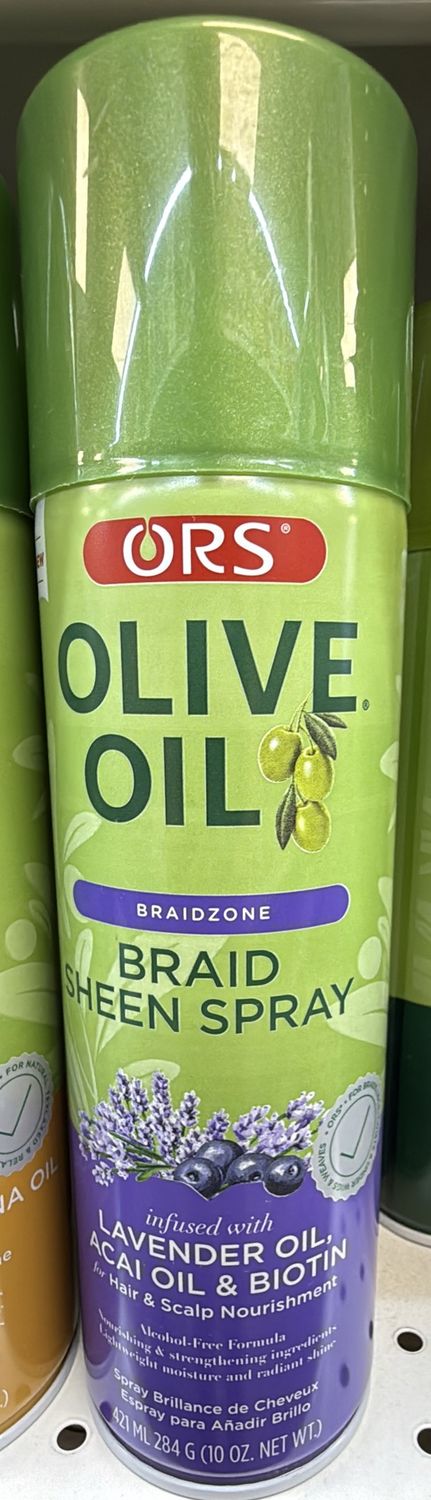 ORS OLIVE OIL BRAID SHEEN SPRAY 10OZ