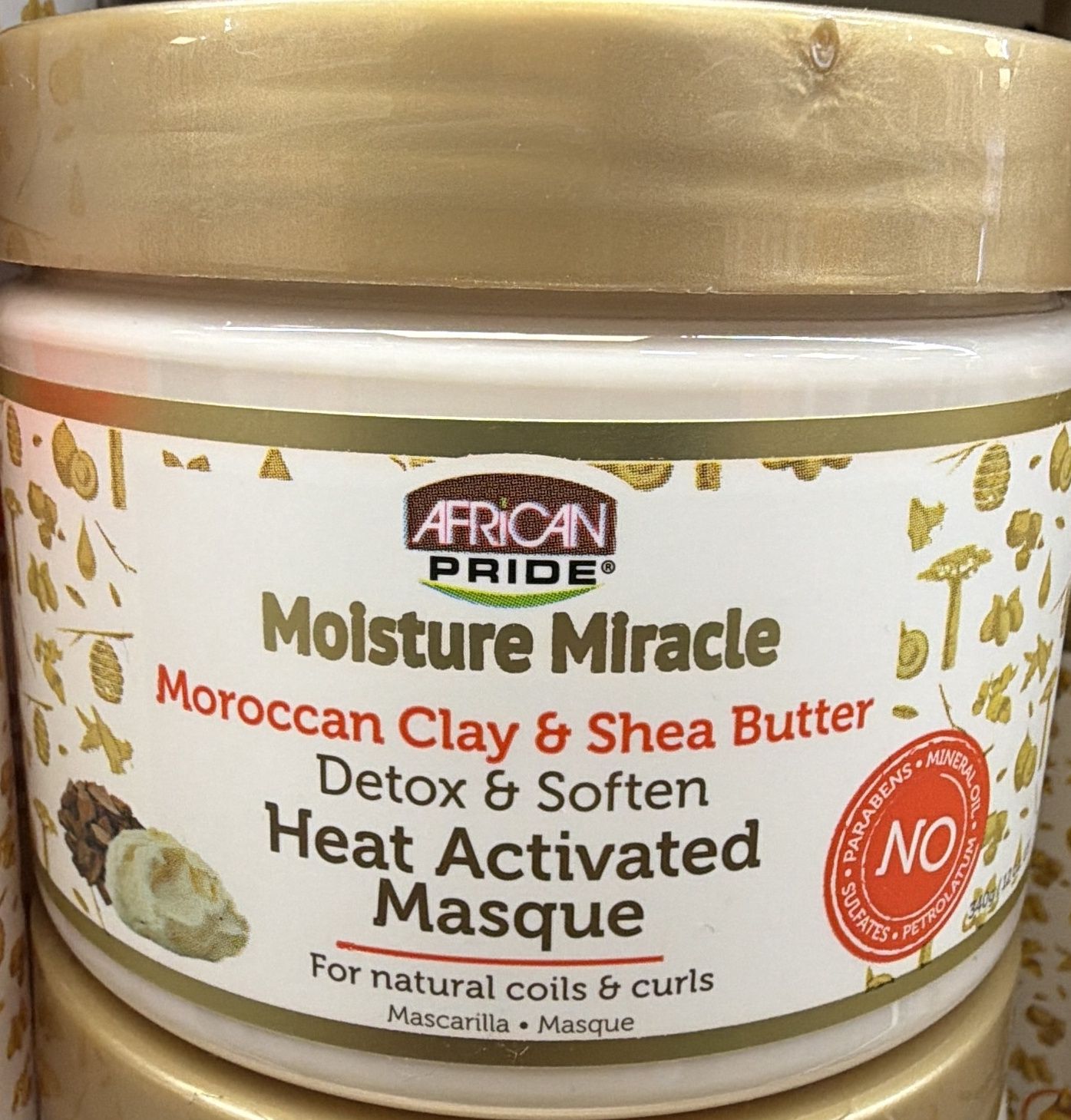 A/P MOR CLAY/SHEA HEAT ACTIV MASQUE 12OZ