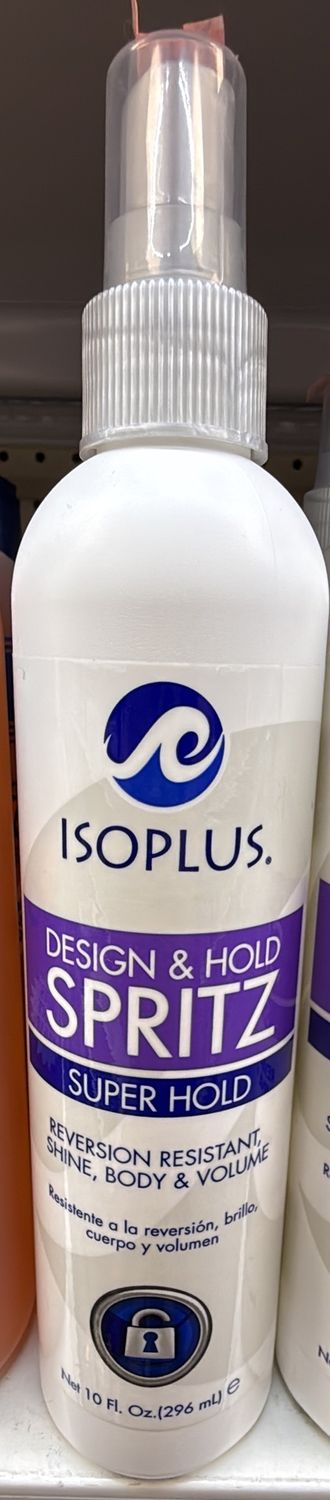ISOPLUS DESIGN &amp; HOLD SPRITZ SUP HOLD 10OZ
