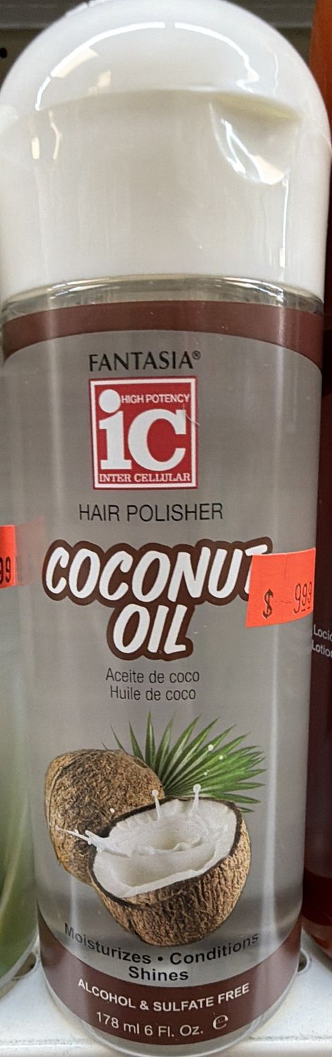 FANTASIA COCONUT OIL HAIR POLISHER 6OZ