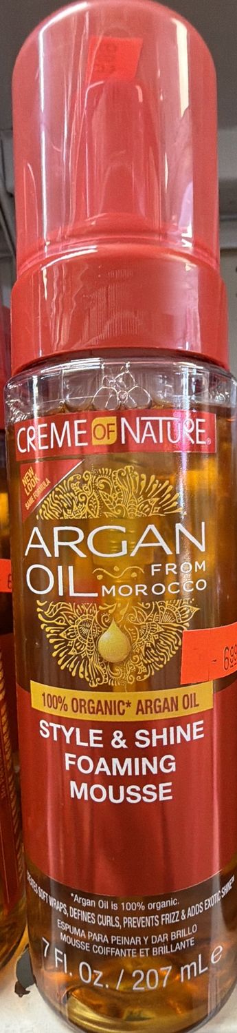 CON ARGAN OIL FOAMING MOUSSE 7OZ