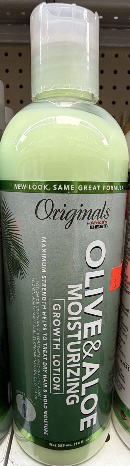 AB ORG OLIV &amp; ALOE MOIST GROWTH LOTION 12OZ