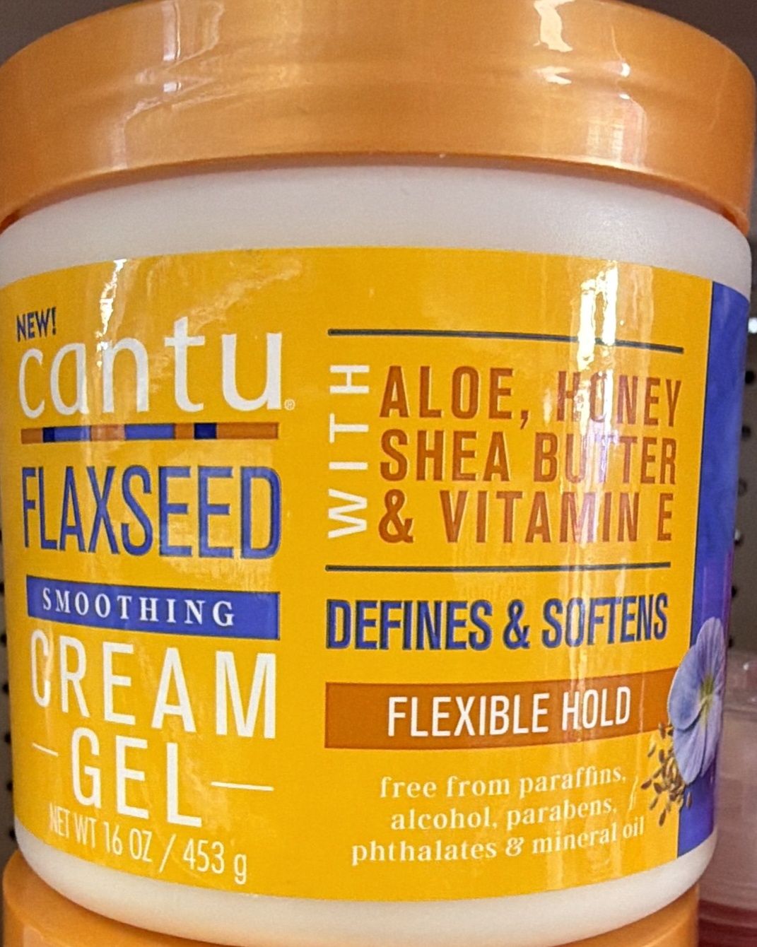 CANTU FLAX SMOOTH CREAM GEL 16OZ