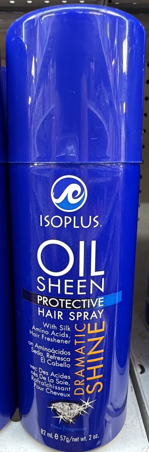 ISOPLUS OIL SHEEN PROTECT HAIR SPRAY 2OZ