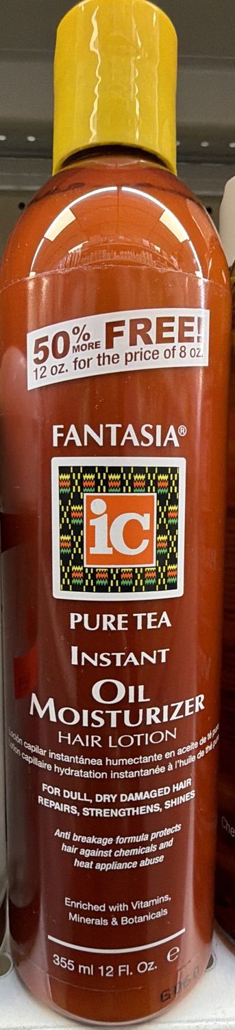 FANTASIA PURE TEA OIL MOISTURIZER  12OZ