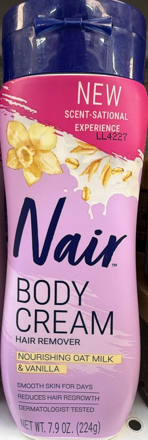 NAIR BODY CREAM OAT MILK &amp; VANILLA 7.9OZ