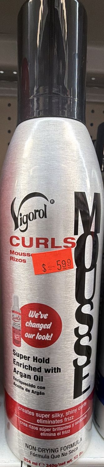VIGOROL MOUSSE CURLS 12OZ