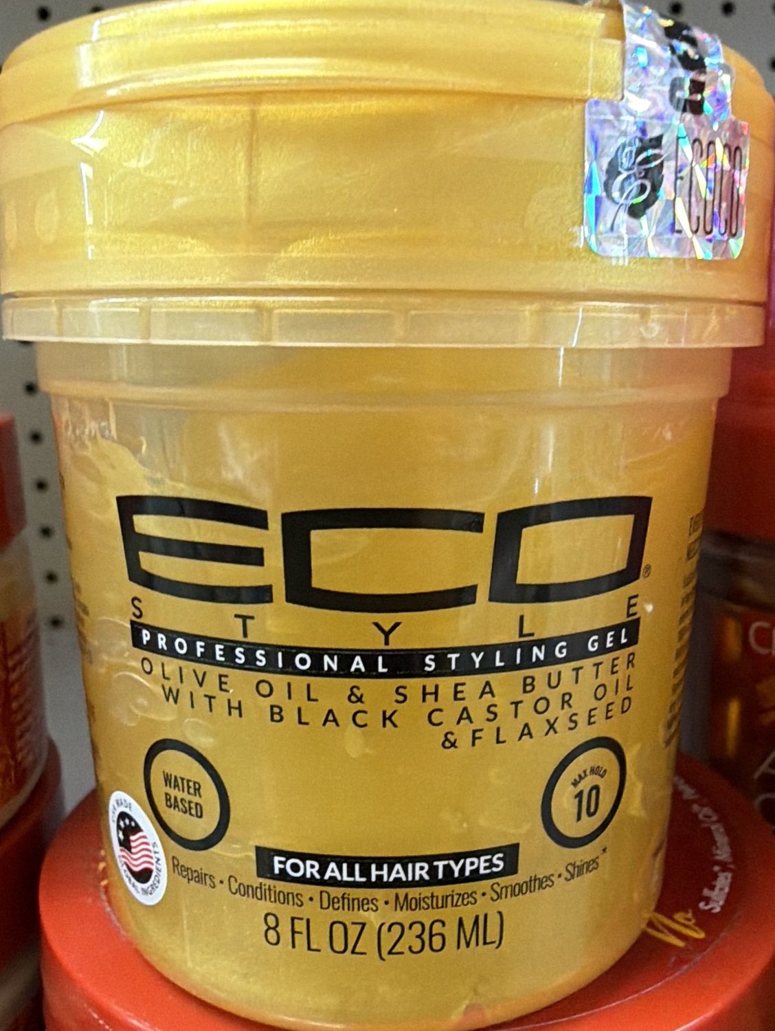 ECO STYLE GEL OLIVE OIL SHEA BUTTER 8OZ