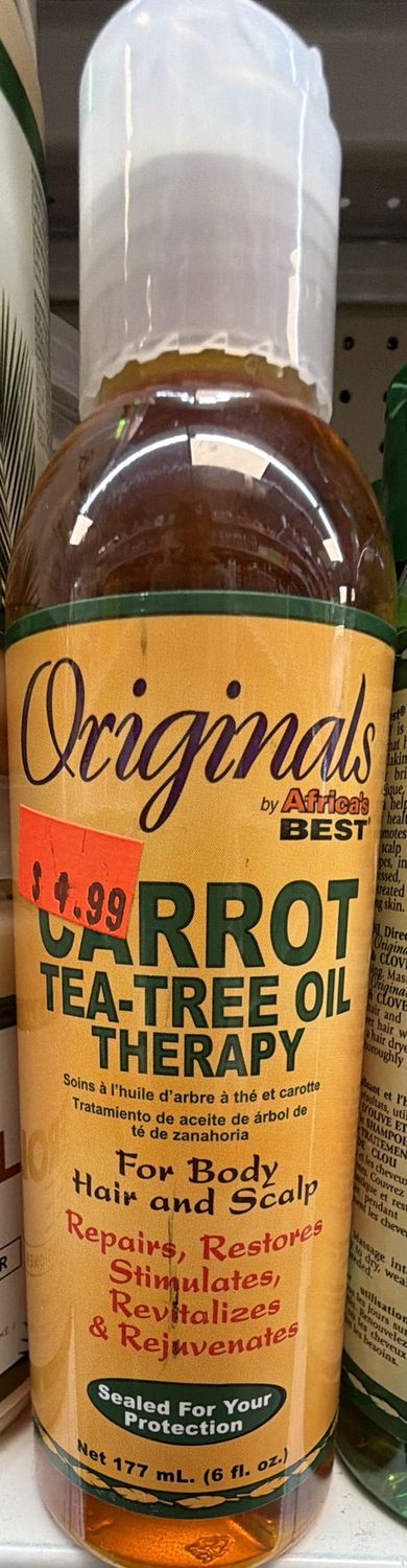 AB ORG CARROT T-TREE OIL THERAPY 6OZ