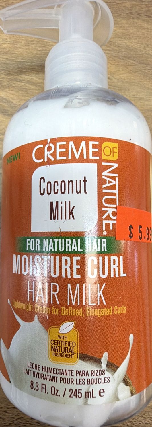 CON COCONUT MILK MOIST CURL 8.3OZ