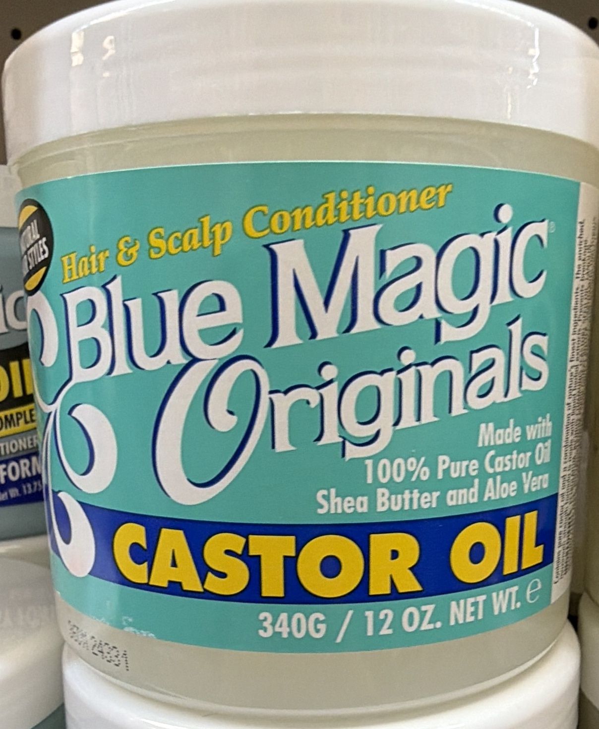 BLUE MAGIC ORIGINALS CASTOR OIL 12OZ