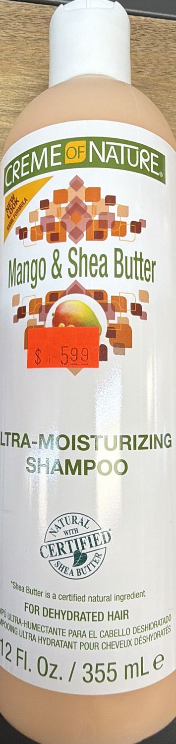 CON MANG &amp; SHEA ULTRA MOIST SHAMP 12OZ