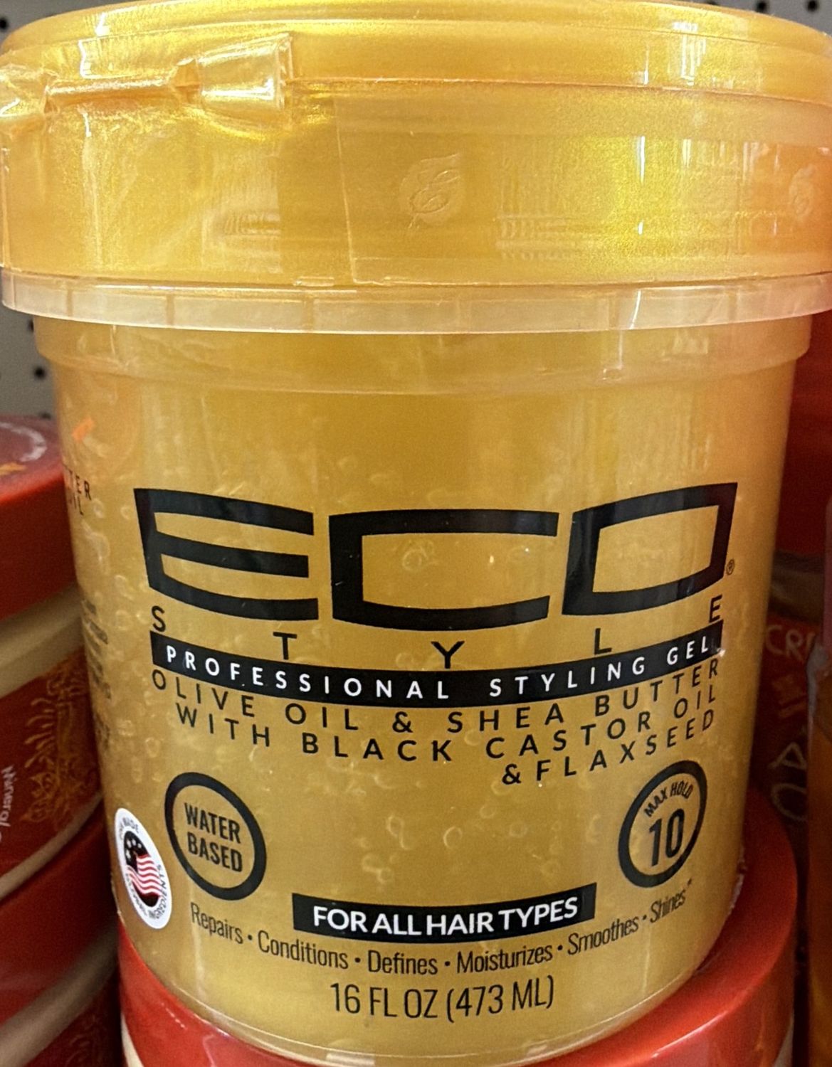 ECO STYLE GEL OLIVE OIL SHEA BUTTER 16OZ
