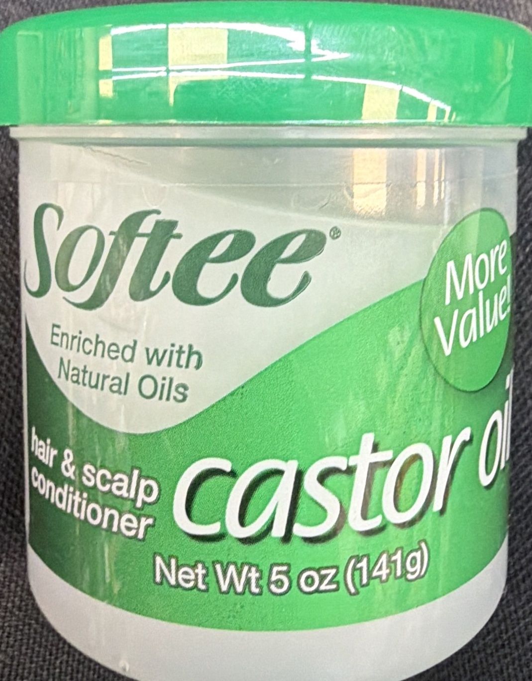 SOFTEE CASTOR OIL HAIR &amp; SCALP CONDITION 5OZ