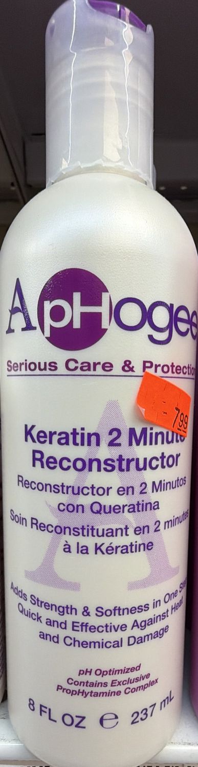 APHOGEE KERATIN 2 MIN RECONSTRUCTOR 8OZ