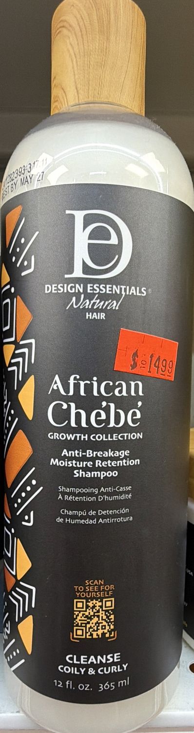 D/E AFR CHEBE ANTI BREAKAGE SHAMPOO 12OZ