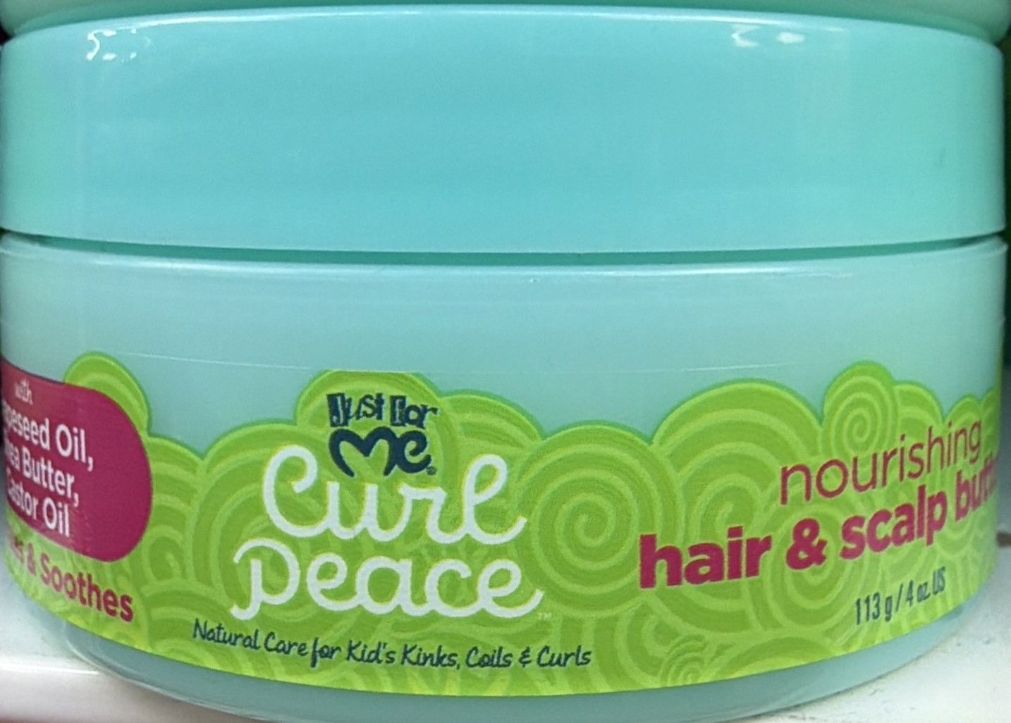JFM CURL PEACE HAIR &amp; SCALP BUTTER 4OZ