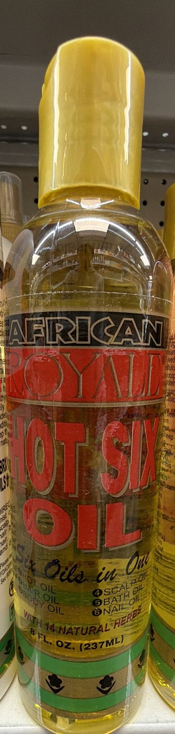 AFRICAN ROYALE HOT SIX OIL 8OZ
