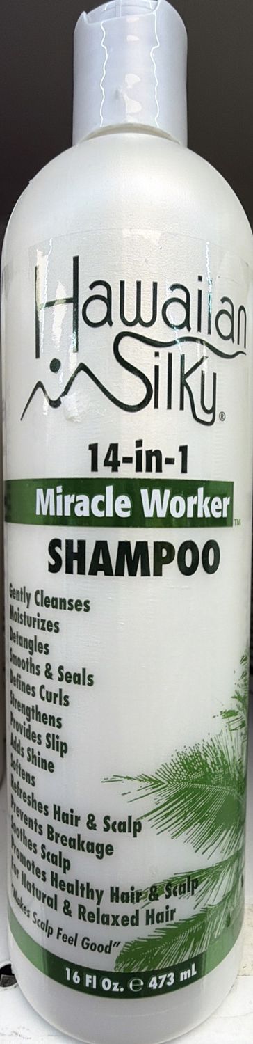H/SILKY MIRACLE WORKER SHAMPOO 16OZ