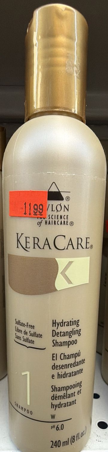 KERACARE HYDRATING DETANGLE SHAMP 8OZ