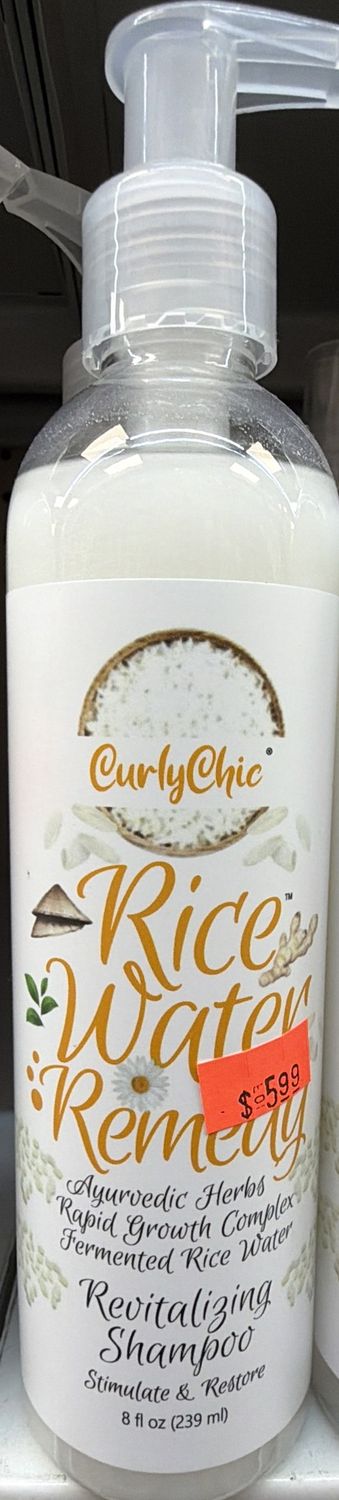 CURLYCHIC RICE WATER REMEDY SHAMPOO 8OZ