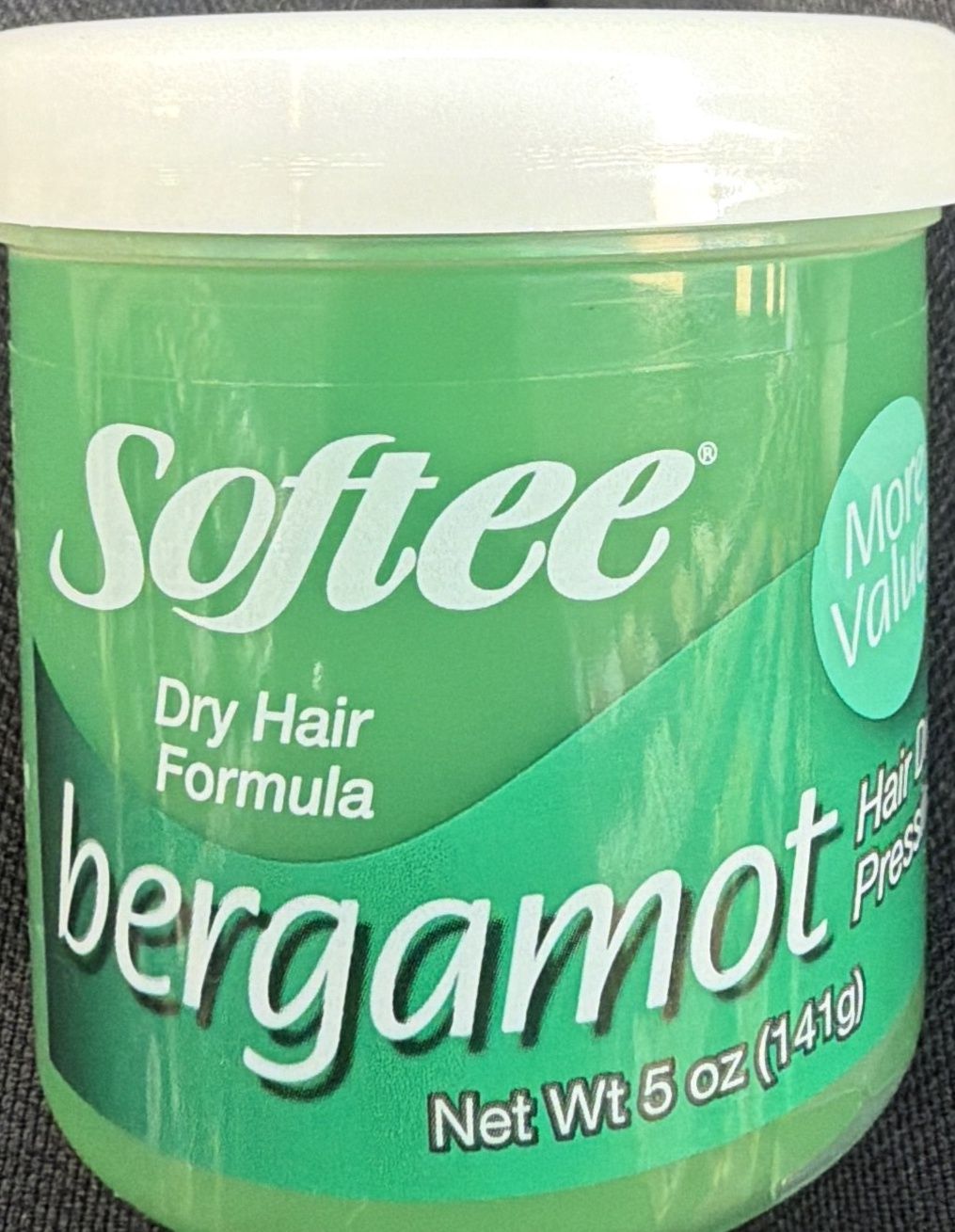 SOFTEE BERGAMOT HAIR DRESS PRESS OIL 5OZ