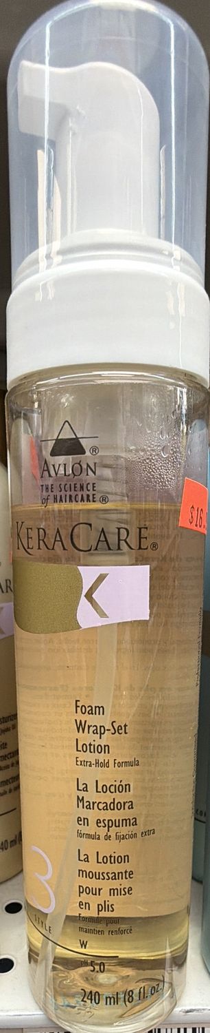 KERACARE FOAM WRAP SET LOTION 8OZ